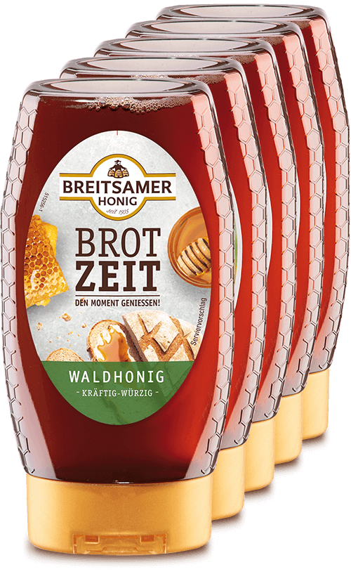 Breitsamer Brotzeit Honig im 5er Pack