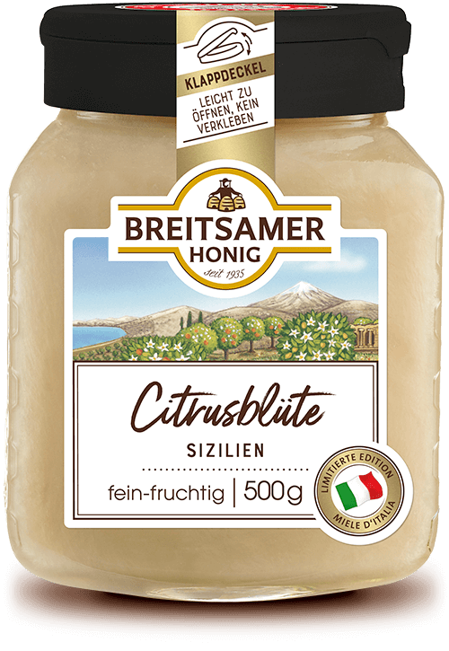Breitsamer Mediterranean citrus blossom honey from Sicily