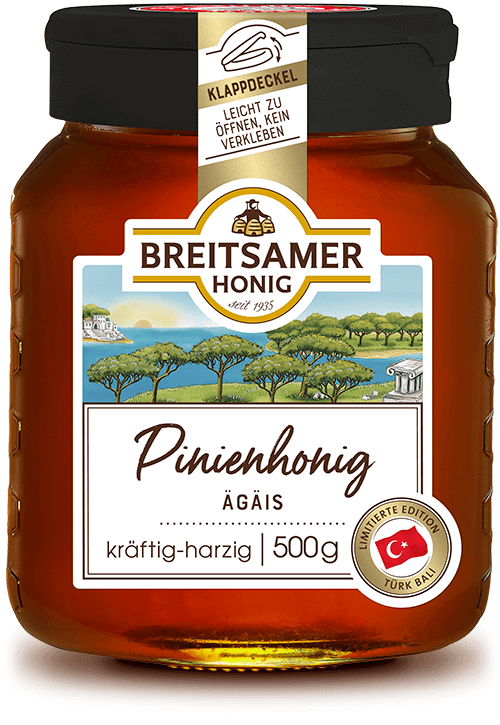 Breitsamer mediterraner Pinienhonig aus der Ägäis