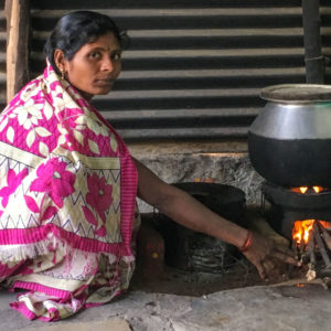 Saubere Kochöfen im indischen Raichur