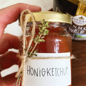 Tomatenketchup mit Honig