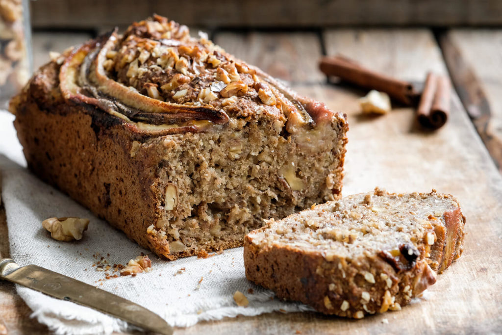 Saftiges Bananenbrot mit Honig