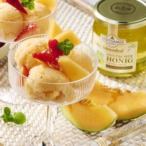 Erfrischendes Honig-Meloneneis