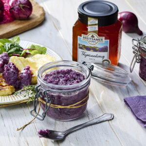 Herzhafte Honig-Zwiebel-Marmelade