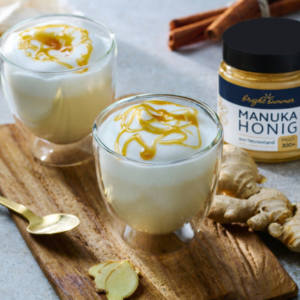 Wärmende Honig-Ingwermilch