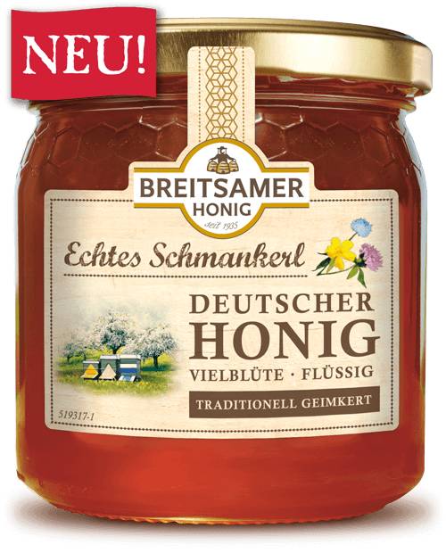 Deutscher Honig Echtes Schmankerl Vielblüte, flüssig, 500g