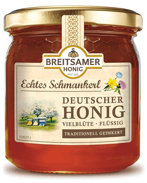 german honey, real specialities, multibloom, liquid, 500g