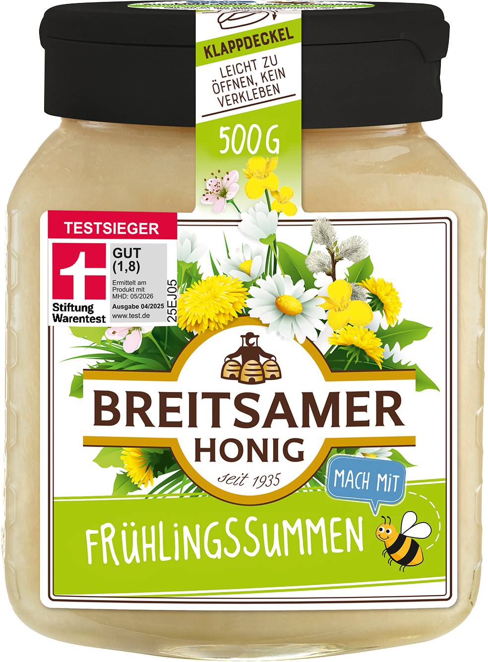 Frühlingssummen, creamy, Blossom honey, 500g