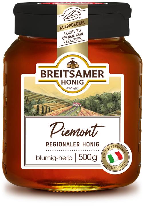 Honig aus dem Piemont, flüssig, 500g