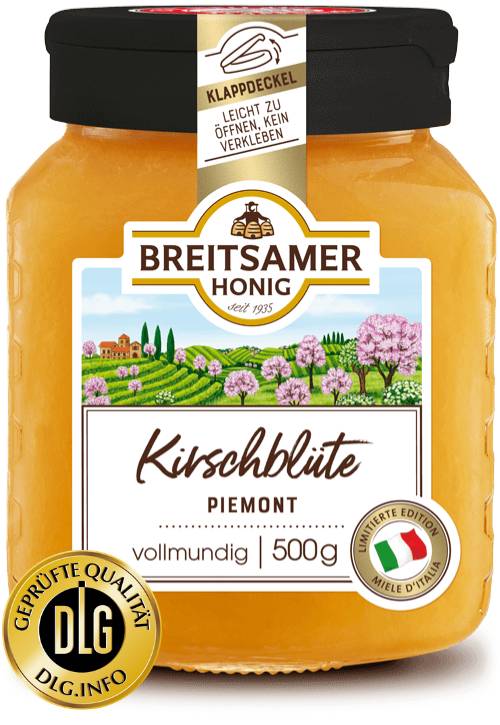 Kirschblütenhonig aus dem Piemont, cremig, 500g Kirschblütenhonig aus dem Piemont, cremig, 500g