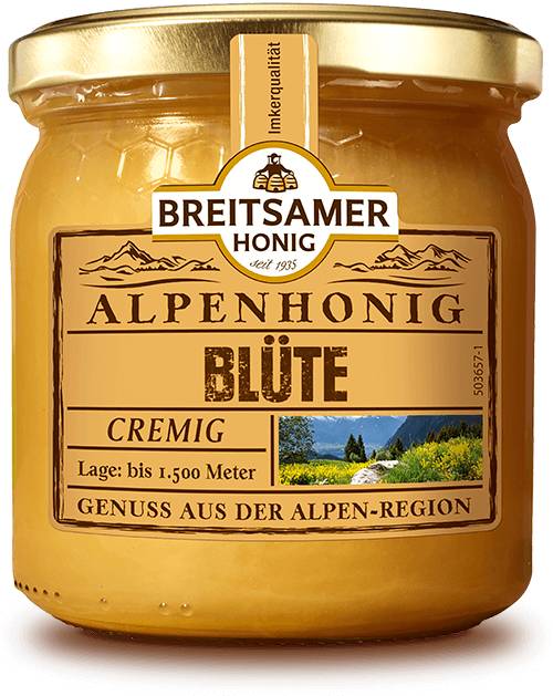 Alpenhonig Blüte, cremig, 500g