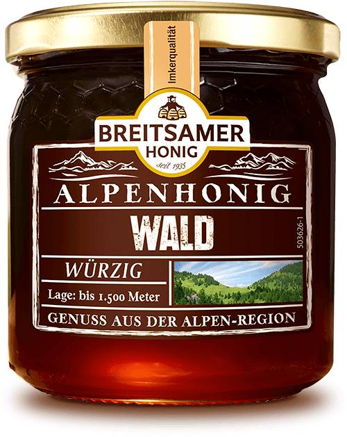 Alpine Forest Honey, liquid, 500g