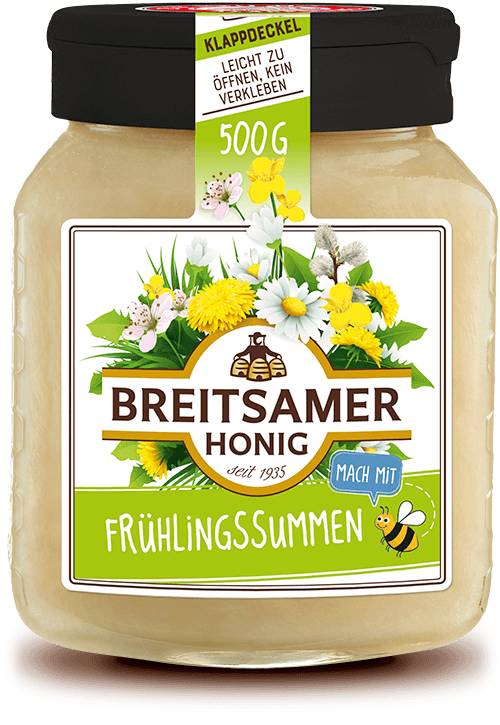 Frühlingssummen, cremig, Blüten Honig, 500g