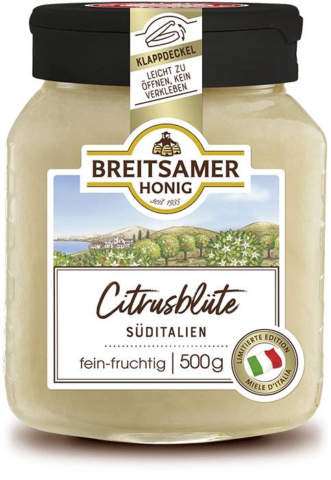 Citrus Blossom Honey from southern Italy, creamy, 500g