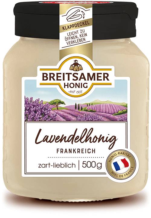 Lavendelhonig aus Frankreich, cremig, 500g