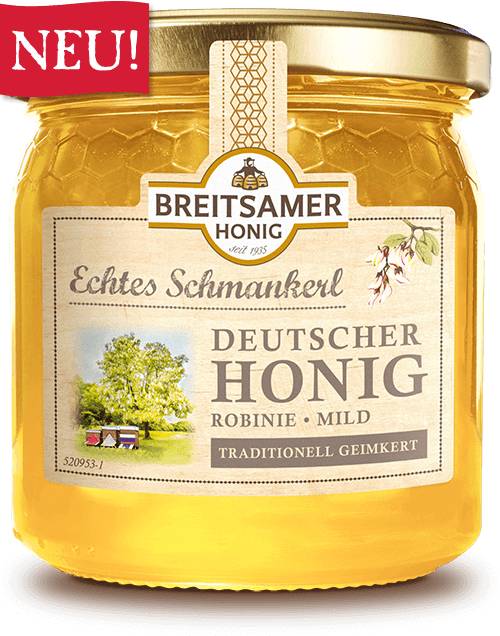 Deutscher Honig Echtes Schmankerl Robinie, mild, 500g