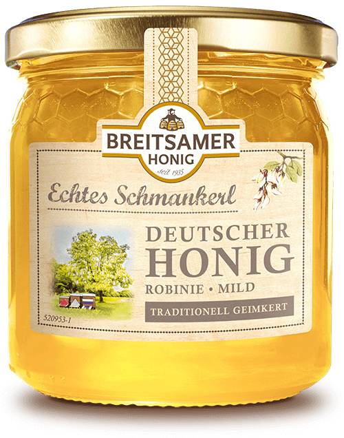 Deutscher Honig Echtes Schmankerl Robinie, mild, 500g