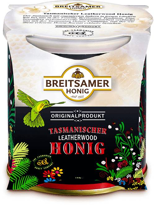 Tasmanischer Leatherwood-Honig, cremig, 350g